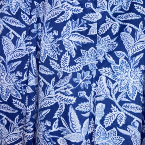 J. McLaughlin Womens Large Floral Pockets Bohemian Pants Cottagecore Lightweight - Picture 5 of 8